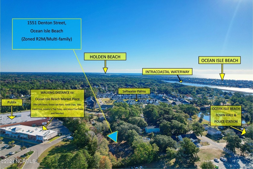 Here it is! Unique 0.64 acres zoned R2M (Multi-family) in the - Beach Lot for sale in Ocean Isle Beach, North Carolina on Beachhouse.com
