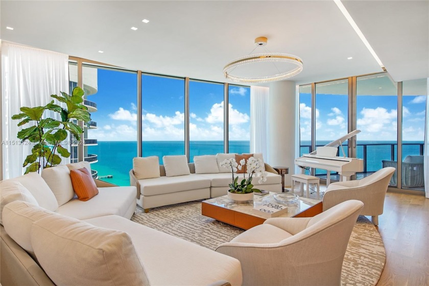 Exceptionally furnished north corner residence with unobstructed - Beach Condo for sale in Sunny Isles Beach, Florida on Beachhouse.com