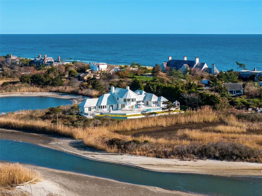 Surrounded by preserved land and nestled along the tranquil - Beach Home for sale in East Hampton, New York on Beachhouse.com