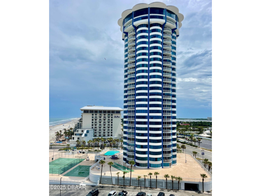 Enjoy penthouse style panoramic views in this DIRECT OCEANFRONT - Beach Condo for sale in Daytona Beach Shores, Florida on Beachhouse.com