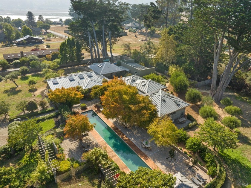 This gorgeous private retreat property of a modern farmhouse - Beach Home for sale in Point Reyes Station, California on Beachhouse.com