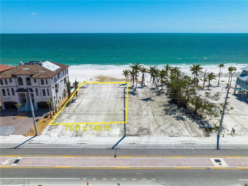 THIS IS THE ABSOLUTE IDEAL, PERFECTLY LOCATED, OVERSIZED GULF - Beach Lot for sale in Fort Myers Beach, Florida on Beachhouse.com