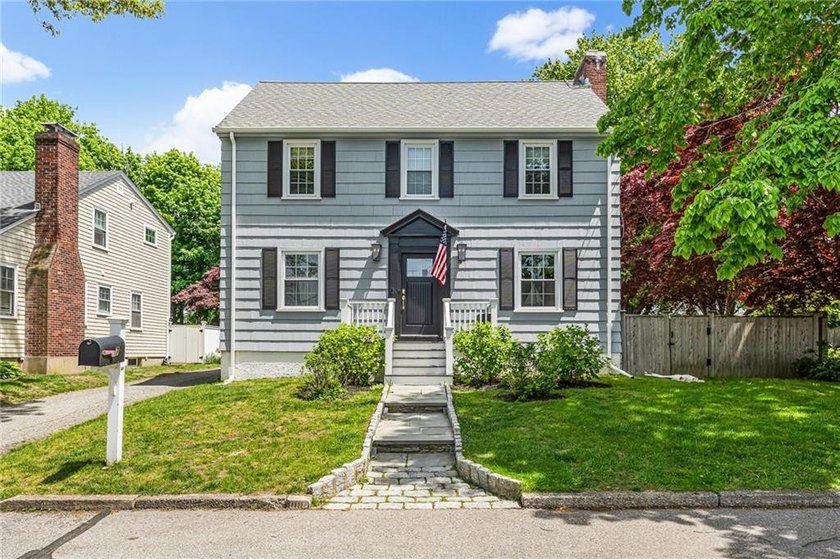 A gracious residence tucked along a picturesque street just off - Beach Home for sale in Newport, Rhode Island on Beachhouse.com