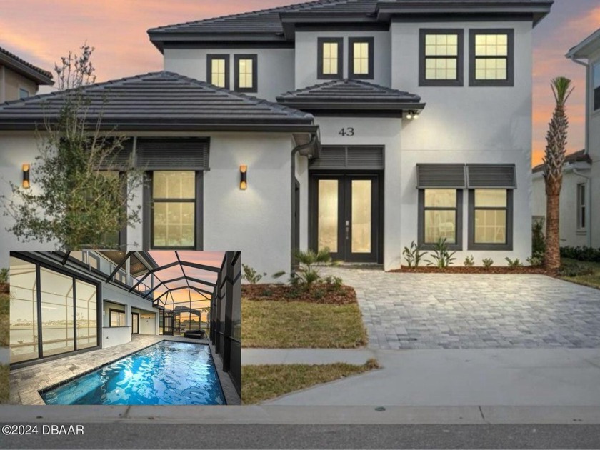 Step into refined coastal living with this award-winning custom - Beach Home for sale in Palm Coast, Florida on Beachhouse.com