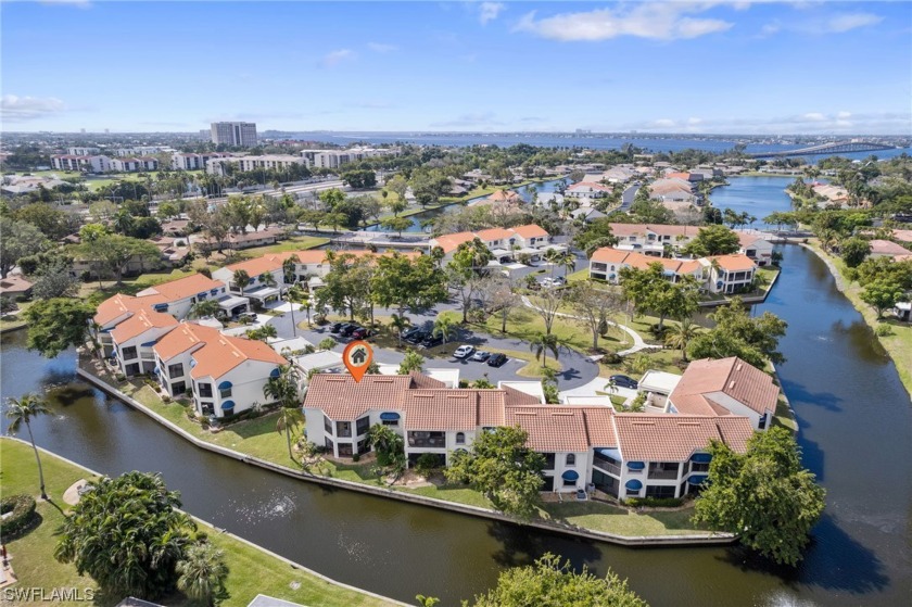 As you enter this 1st floor waterfront condo through the private - Beach Condo for sale in Fort Myers, Florida on Beachhouse.com