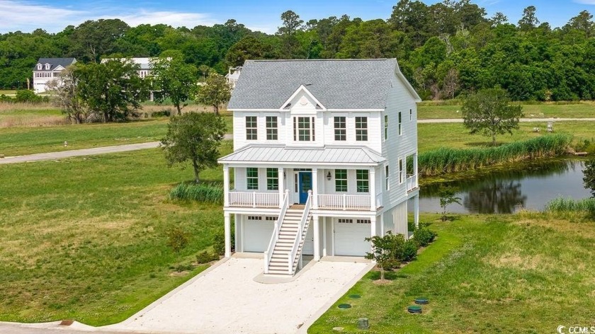 Views galore from the front porch of this newly built 4 bedroom - Beach Home for sale in Georgetown, South Carolina on Beachhouse.com