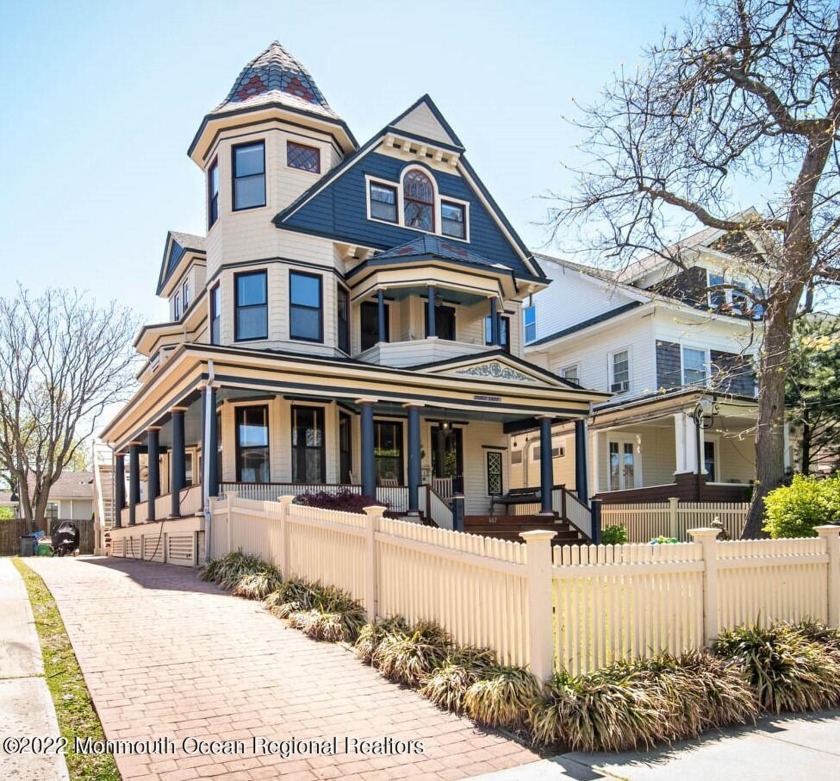This classic Grande Dame of Asbury Park, lovingly named Foggy - Beach Home for sale in Asbury Park, New Jersey on Beachhouse.com