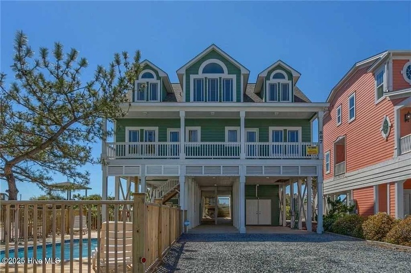Welcome to your dream coastal escape-a stunning oceanfront beach - Beach Home for sale in Holden Beach, North Carolina on Beachhouse.com