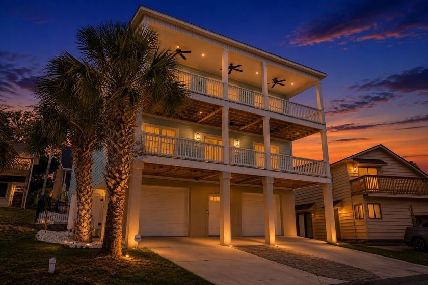 This stunning one of a kind custom-built raised beach home - Beach Home for sale in North Myrtle Beach, South Carolina on Beachhouse.com