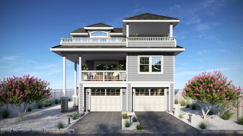 This custom-built new construction home by Ted Fluehr offers - Beach Home for sale in Barnegat Light, New Jersey on Beachhouse.com