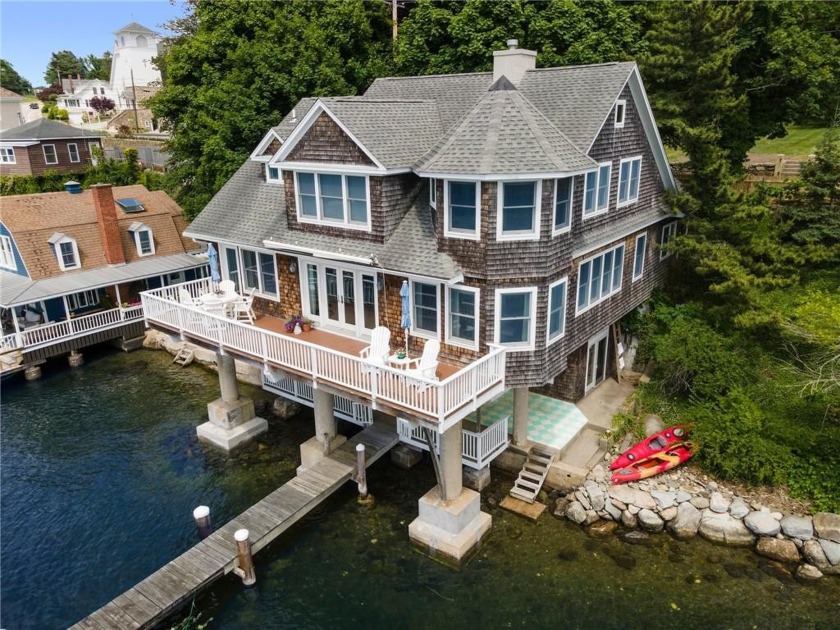 *Captivating* westerly views from this incredible Waterfront - Beach Home for sale in Tiverton, Rhode Island on Beachhouse.com