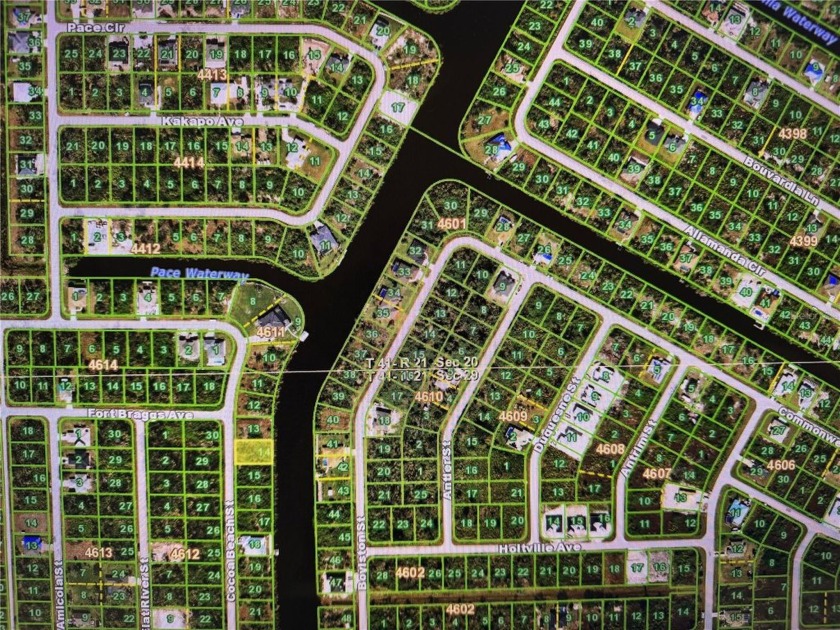 Waterfront lot located in South Gulf Cove with access through - Beach Lot for sale in Port Charlotte, Florida on Beachhouse.com