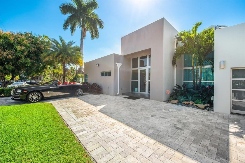 Stunning contemporary waterfront estate in the gated Golden - Beach Home for sale in Hallandale  Beach, Florida on Beachhouse.com