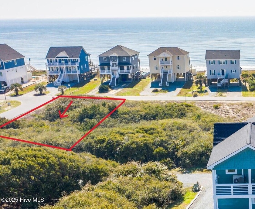 This beautiful 2nd row Ocean and Sound View lot is shovel ready - Beach Lot for sale in North Topsail Beach, North Carolina on Beachhouse.com