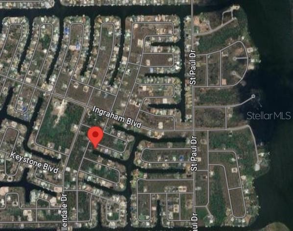 Gulf-access waterfront lot, with a concrete seawall and - Beach Lot for sale in Port Charlotte, Florida on Beachhouse.com