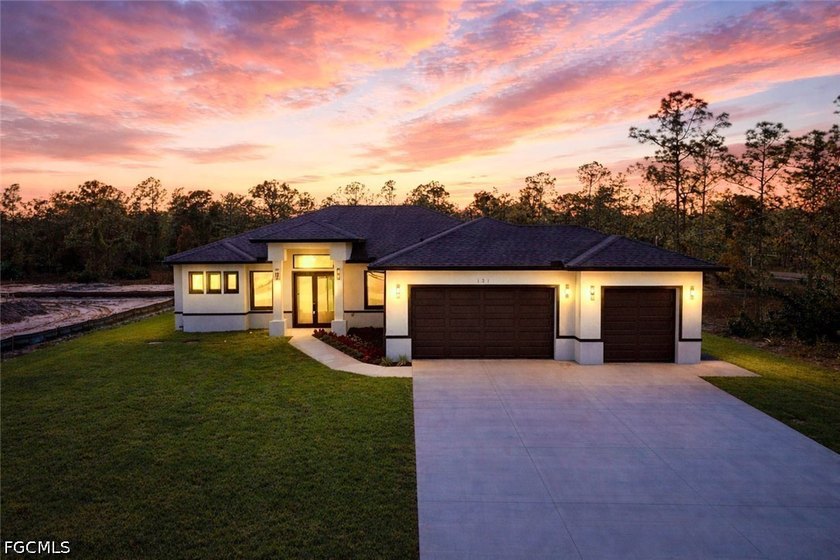 New construction home with 4 bedrooms and 3 bathrooms, including - Beach Home for sale in Lehigh Acres, Florida on Beachhouse.com