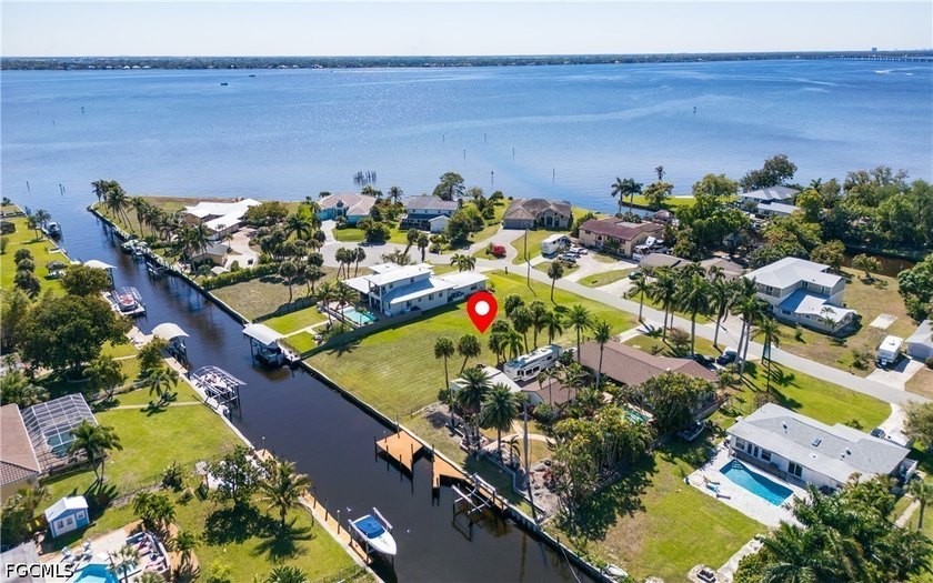 Build your dream home at 1820 Marina Circle, ideally located in - Beach Lot for sale in North Fort Myers, Florida on Beachhouse.com