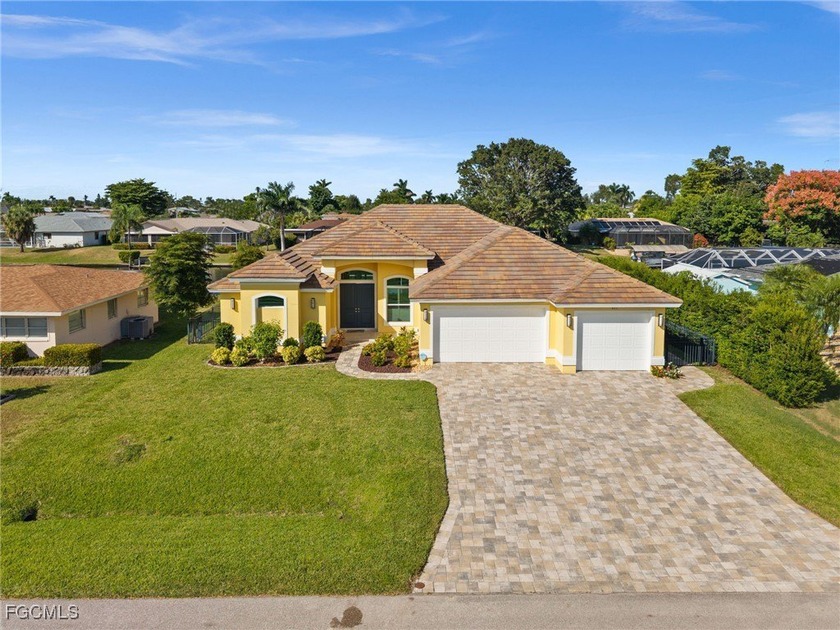 Welcome to this beautifully maintained Gulf Access home, built - Beach Home for sale in Cape Coral, Florida on Beachhouse.com