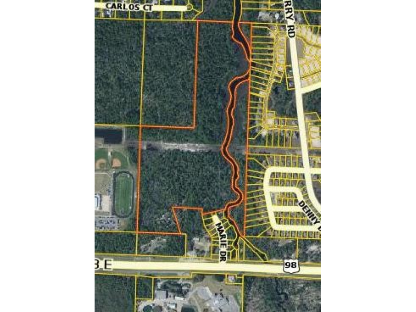 50 acre +- vacant parcel located in Point Washington across from - Beach Acreage for sale in Point Washington, Florida on Beachhouse.com