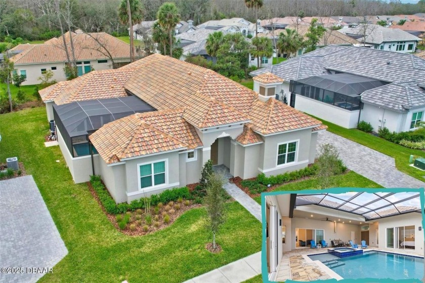 Welcome to 126 New Leatherwood Dr, a stunning courtyard pool and - Beach Home for sale in Palm Coast, Florida on Beachhouse.com