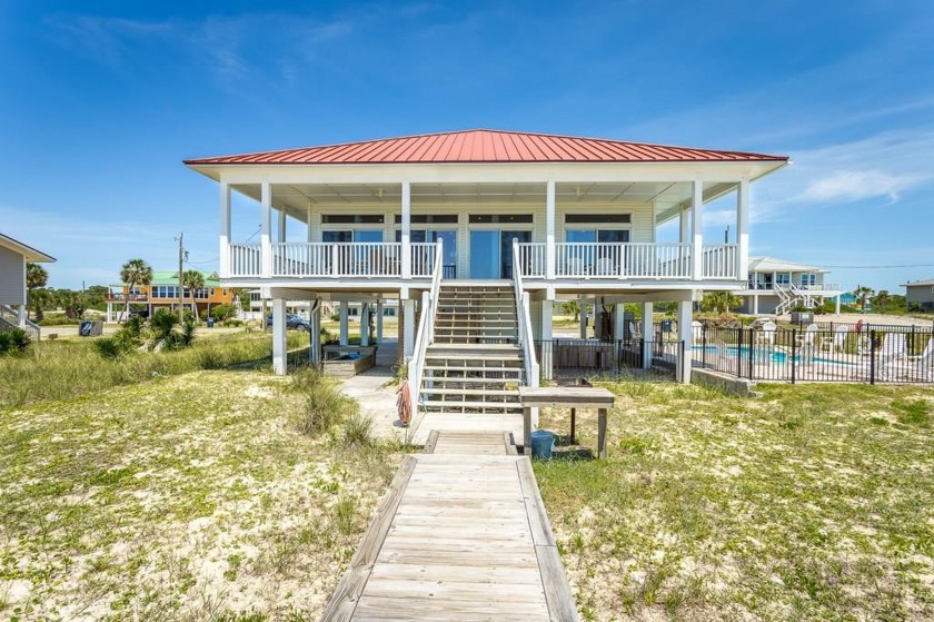 Sea Watch is a wonderful ONE level Beach Front home with wrap - Beach Home for sale in St. George Island, Florida on Beachhouse.com
