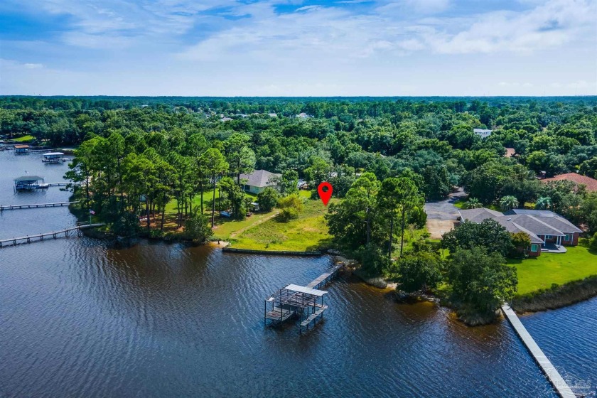 Waterfront 1.28 Acres on East Bay with 206 feet of Waterfront - Beach Lot for sale in Navarre, Florida on Beachhouse.com