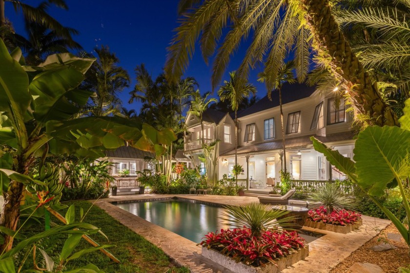 Hidden behind a lush, tropical paradise on a coveted corner lot - Beach Home for sale in Key West, Florida on Beachhouse.com