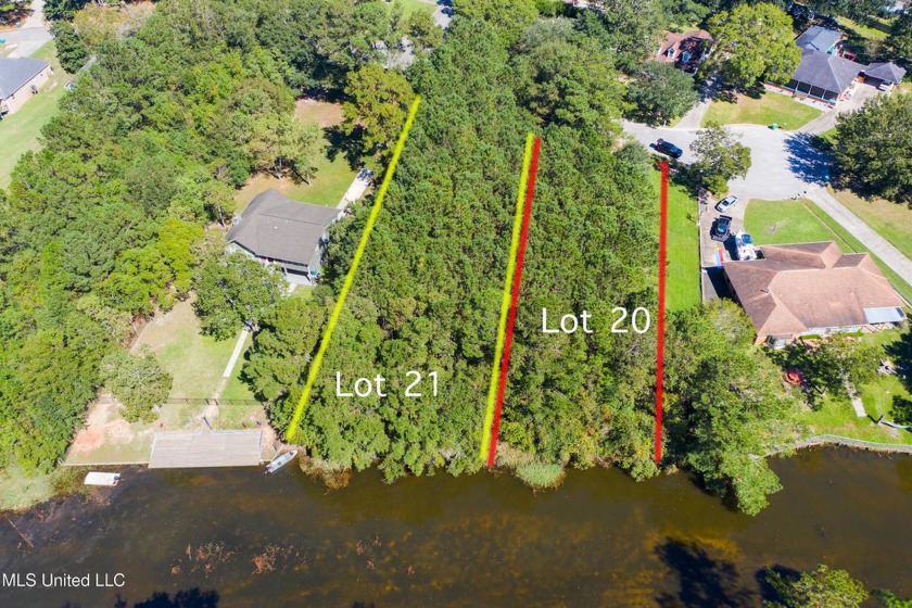 Lot 20 & 21 Creek Drive - Gulfport $32,000 Each Waterfront & - Beach Lot for sale in Gulfport, Mississippi on Beachhouse.com