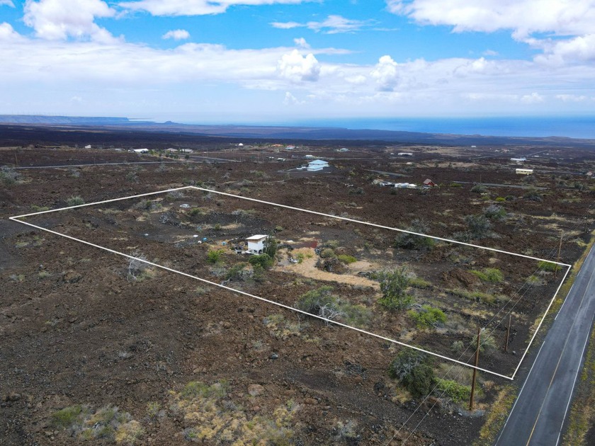 Very improved 3 acre lot with cinder driveway, multiple graded - Beach Acreage for sale in Ocean View, Hawaii on Beachhouse.com