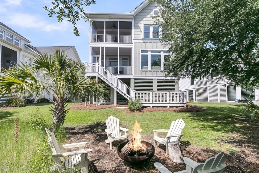 Located on the marsh of the Hamlin Sound, tucked away on a palm - Beach Home for sale in Mount Pleasant, South Carolina on Beachhouse.com