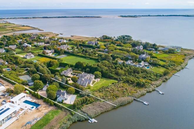 This 2+ acre property with 147 feet of water frontage is the - Beach Home for sale in Water Mill, New York on Beachhouse.com