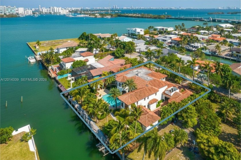 Experience luxury waterfront living in this Mediterranean-style - Beach Home for sale in Miami, Florida on Beachhouse.com