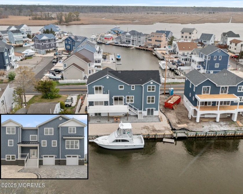 The epitome of a modern coastal New Construction waterfront home - Beach Home for sale in Forked River, New Jersey on Beachhouse.com