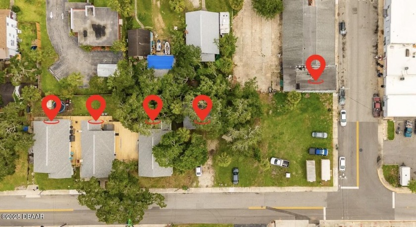 PROPERTY ADDRESS: 116, 120, 124, 128 Michigan Avenue & 440 N - Beach Commercial for sale in Daytona Beach, Florida on Beachhouse.com
