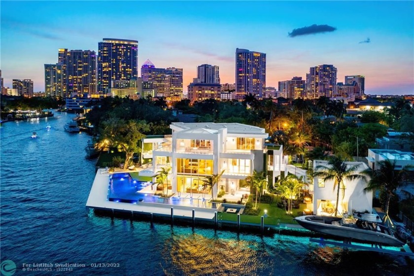 Breathtaking one-of-a-kind estate! This modern 3-story point lot - Beach Home for sale in Fort Lauderdale, Florida on Beachhouse.com