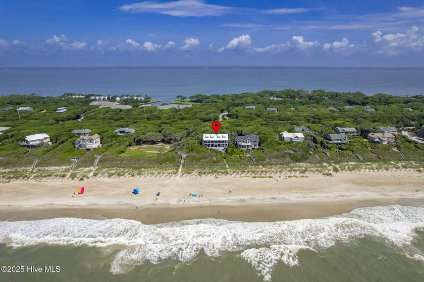Oceanfront in Beacon's Reach, featuring a private saltwater pool - Beach Home for sale in Pine Knoll Shores, North Carolina on Beachhouse.com