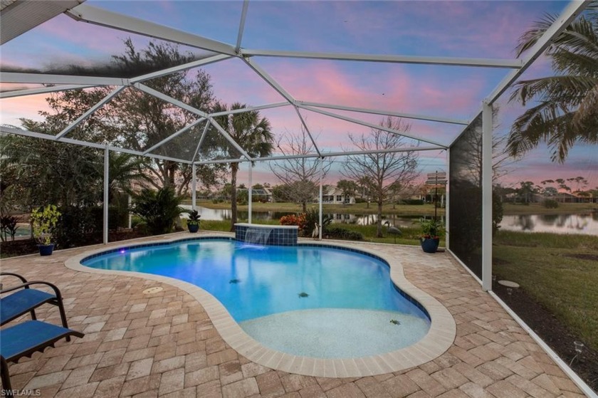 Enjoy captivating water views from this stunning pool home - Beach Home for sale in Estero, Florida on Beachhouse.com