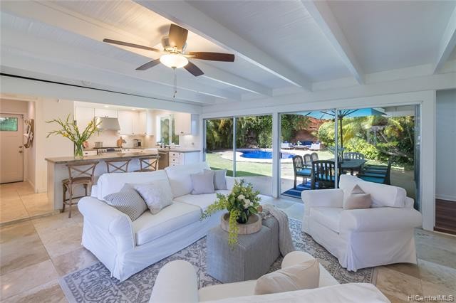 This bright and breezy Kahala home is a must-see! Nestled into - Beach Home for sale in Honolulu, Hawaii on Beachhouse.com