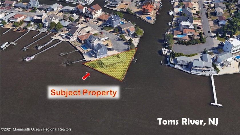 Build your DREAM HOME on this One of a Kind,  BAYFRONT, 10 - Beach Lot for sale in Toms River, New Jersey on Beachhouse.com