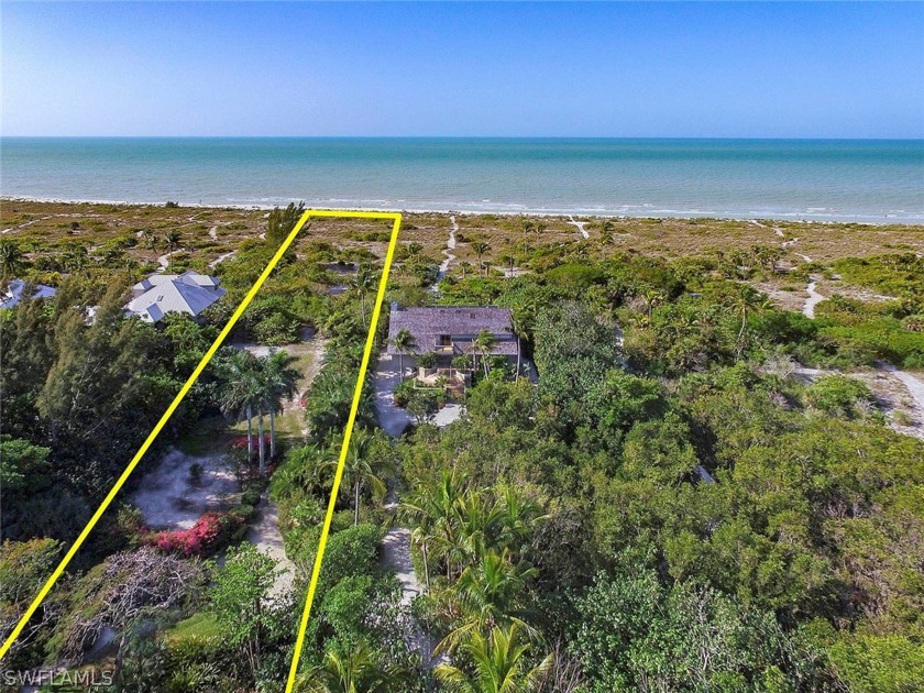 One of the largest,  let alone one of the last remaining special - Beach Acreage for sale in Sanibel, Florida on Beachhouse.com