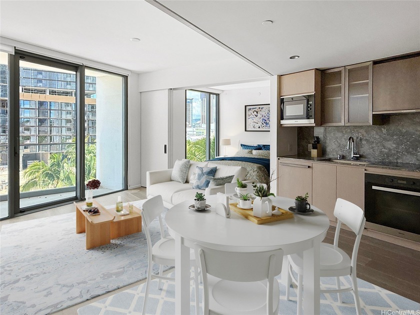 This one bedroom, one bath tower residence features high ceiling - Beach Condo for sale in Honolulu, Hawaii on Beachhouse.com