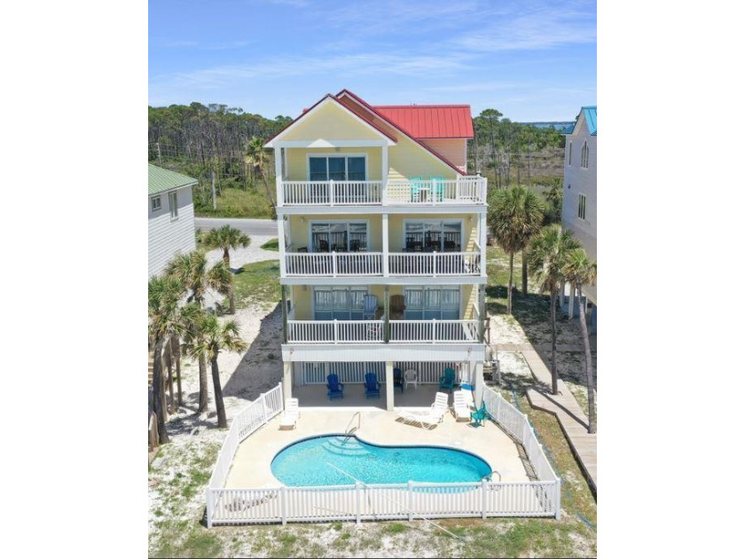 Enjoy incredible views and the gentle sound of the waves from - Beach Home for sale in Cape San Blas, Florida on Beachhouse.com