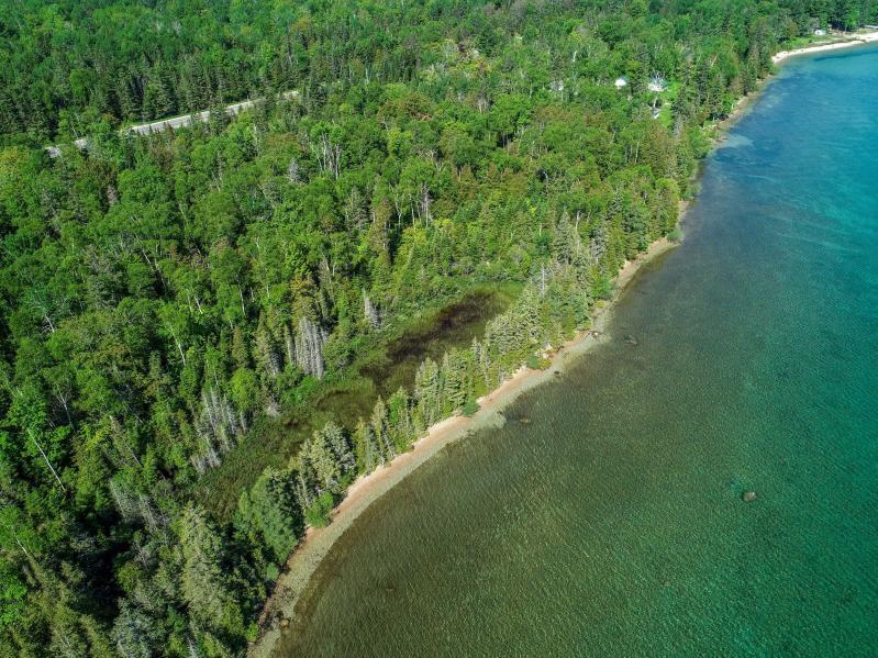 LAND EVALUATION APPROVAL.  300 FEET ON LAKE HURON FOR SALE WITH - Beach Acreage for sale in Cheboygan, Michigan on Beachhouse.com