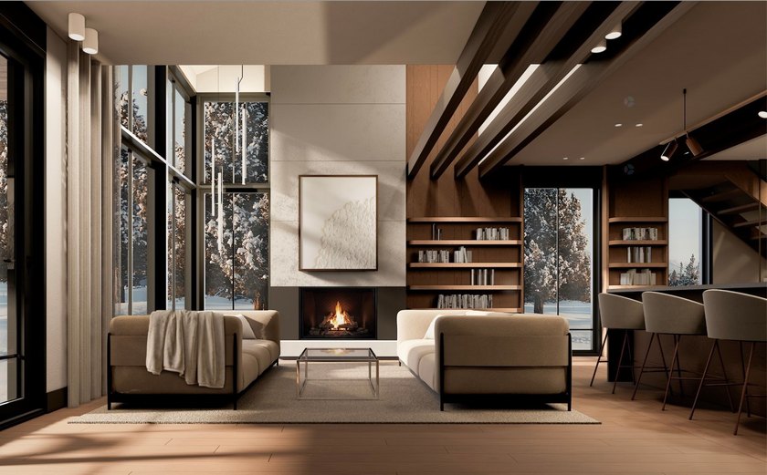 Luxury ski-in/ski-out villas on the Versant Soleil side of - Beach Condo for sale in Mont-Tremblant, Quebec on Beachhouse.com