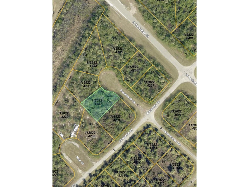 OPPORTUNITY IS KNOCKING with this highly UNIQUE OVERSIZED LOT in - Beach Lot for sale in North Port, Florida on Beachhouse.com
