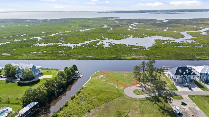 This view speaks for itself..  A stunning waterfront lot with - Beach Lot for sale in Diamondhead, Mississippi on Beachhouse.com