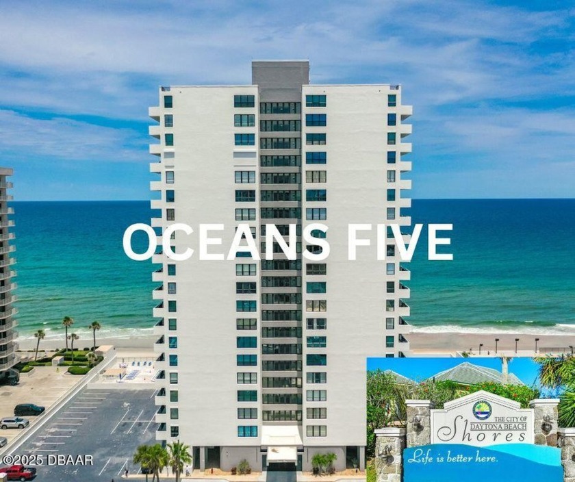 ENTER THE CONDOMINIUM AT OCEANS FIVE AND DISCOVER THE COASTAL - Beach Condo for sale in Daytona Beach Shores, Florida on Beachhouse.com