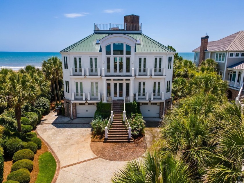 Oceanfront Stunner in esteemed DeBordieu Colony, a private - Beach Home for sale in Georgetown, South Carolina on Beachhouse.com