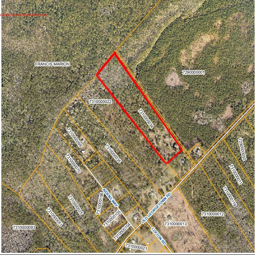 Very nice ''Out in the Country'' location, bordered on one side - Beach Acreage for sale in Mcclellanville, South Carolina on Beachhouse.com