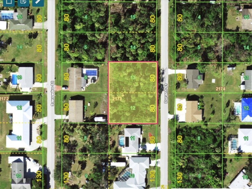 This expansive double lot offers nearly half an acre of prime - Beach Lot for sale in Port Charlotte, Florida on Beachhouse.com